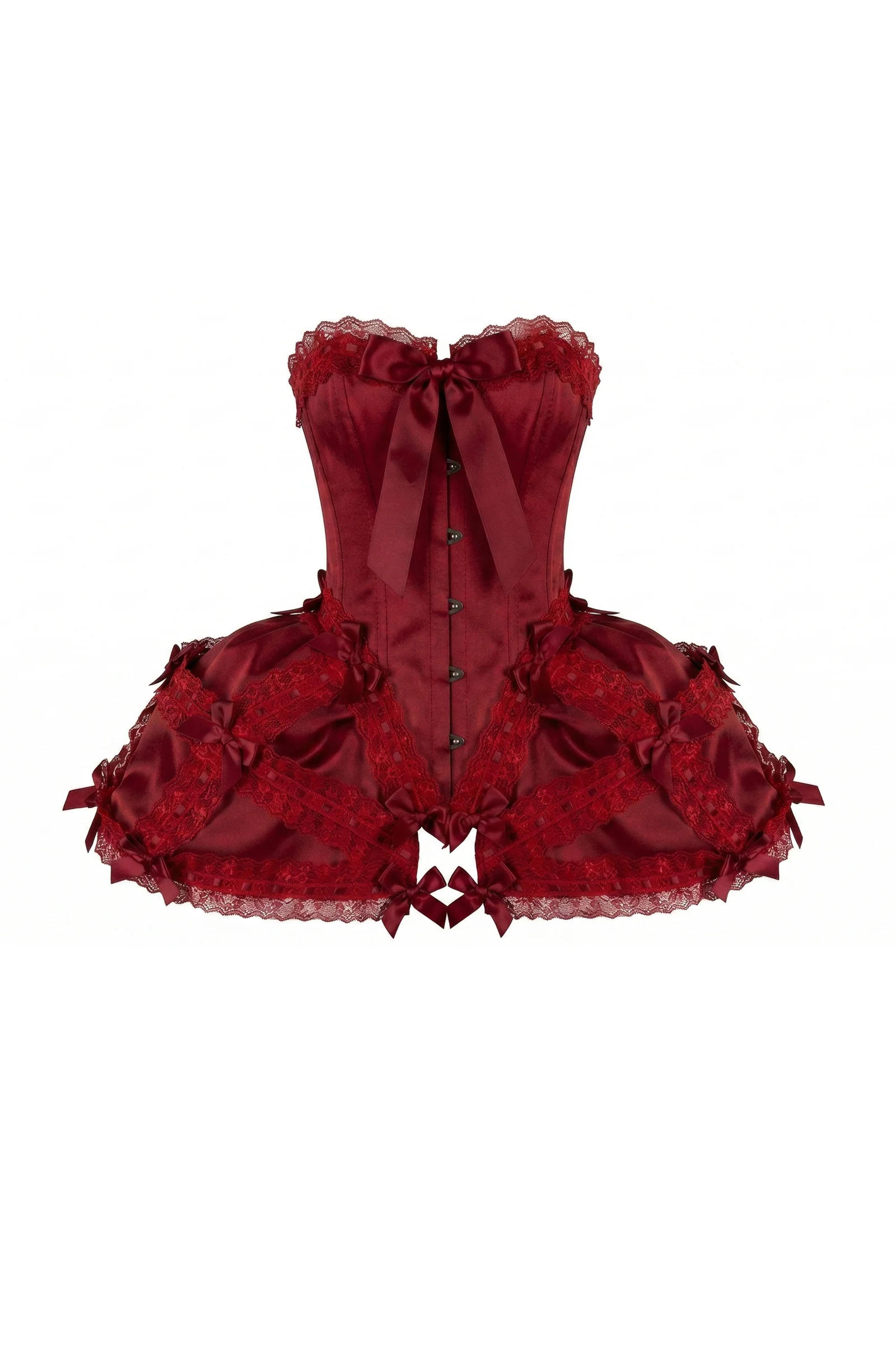 The Blood Red Gossamer Corset