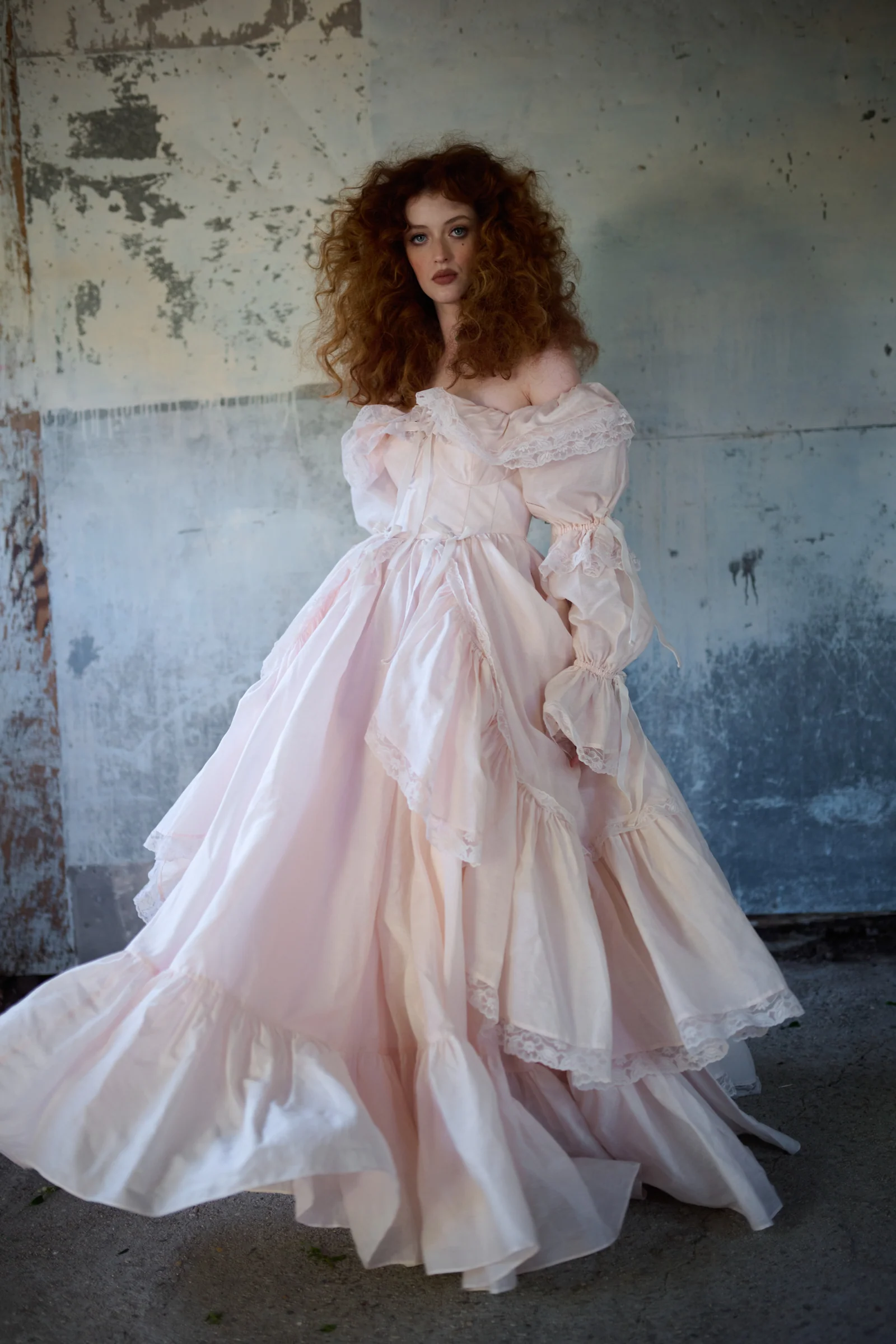 The Blush Silk Organdy Waltz Gown - Image 11