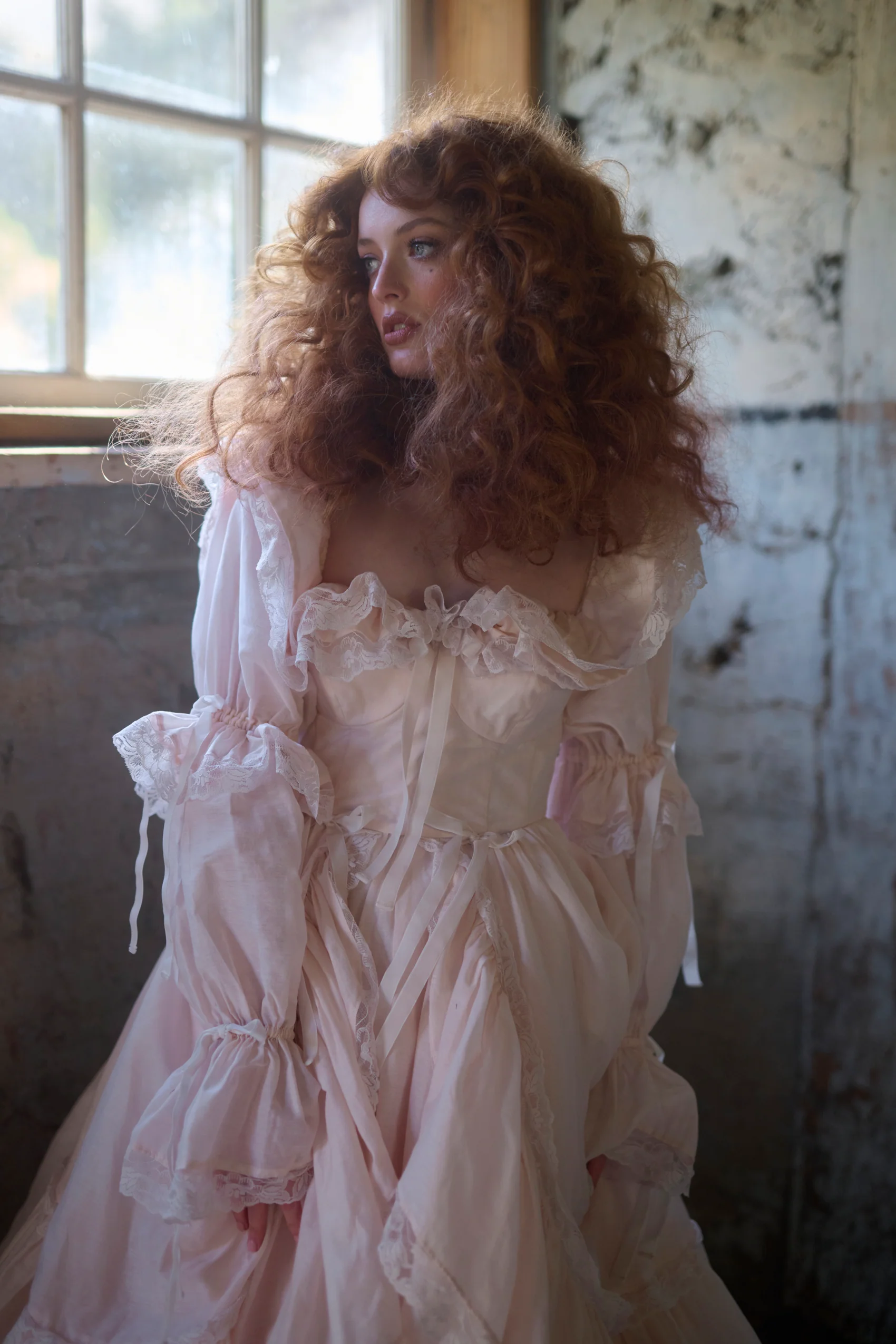 The Blush Silk Organdy Waltz Gown - Image 6