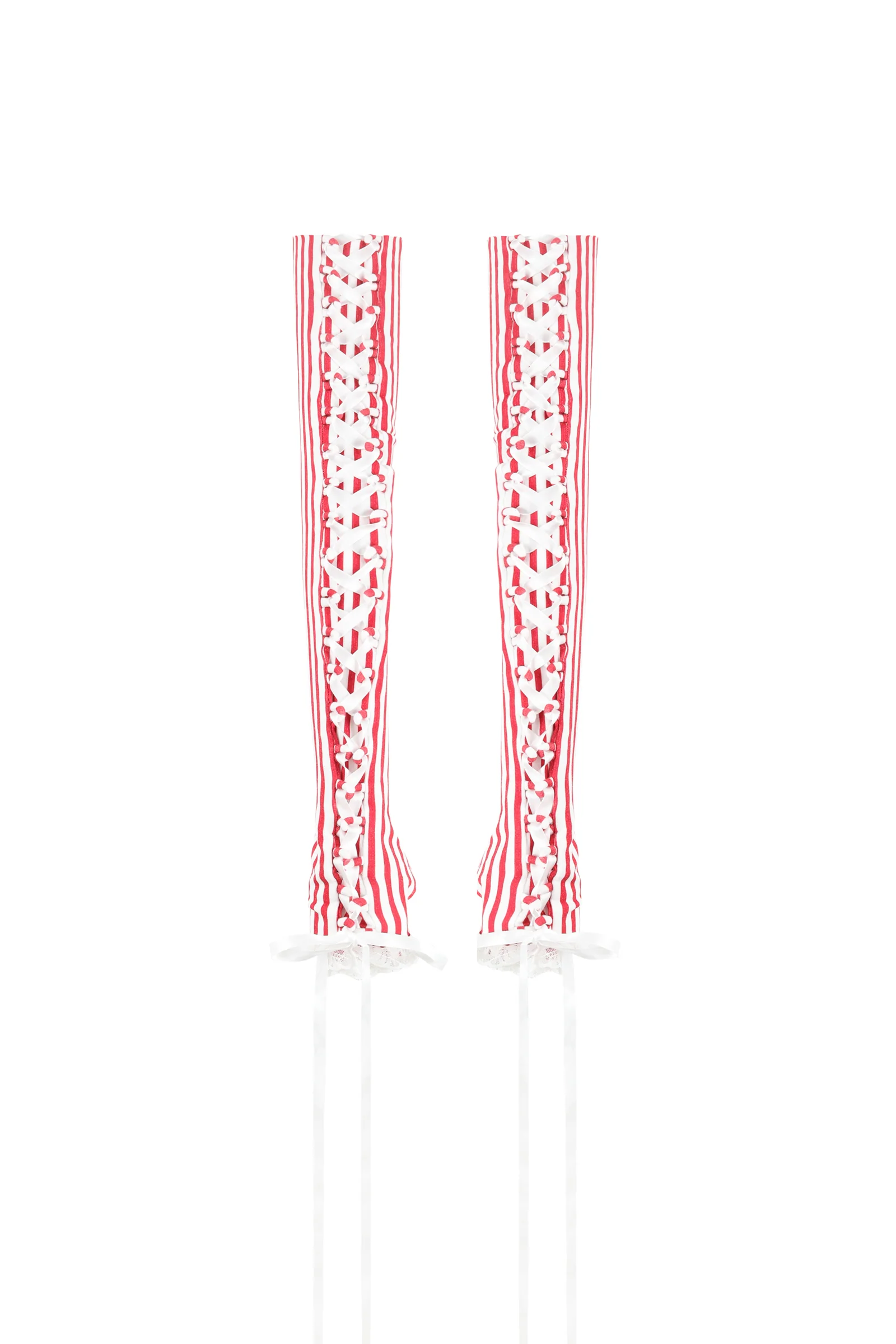 The Candy Stripe Arm Warmers
