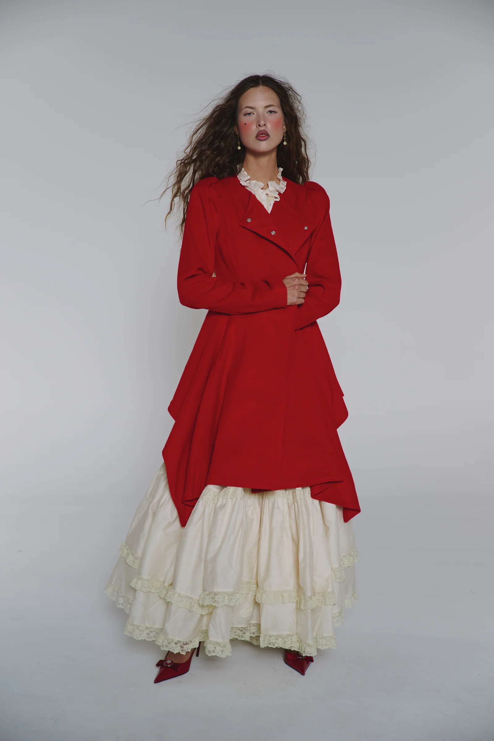 The Revolt Red Romantic Coat