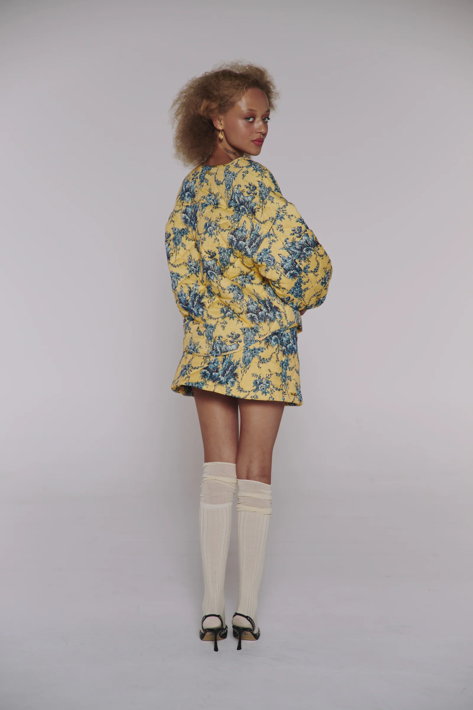 The Lumière Quilted Zipper Skirt - Image 10