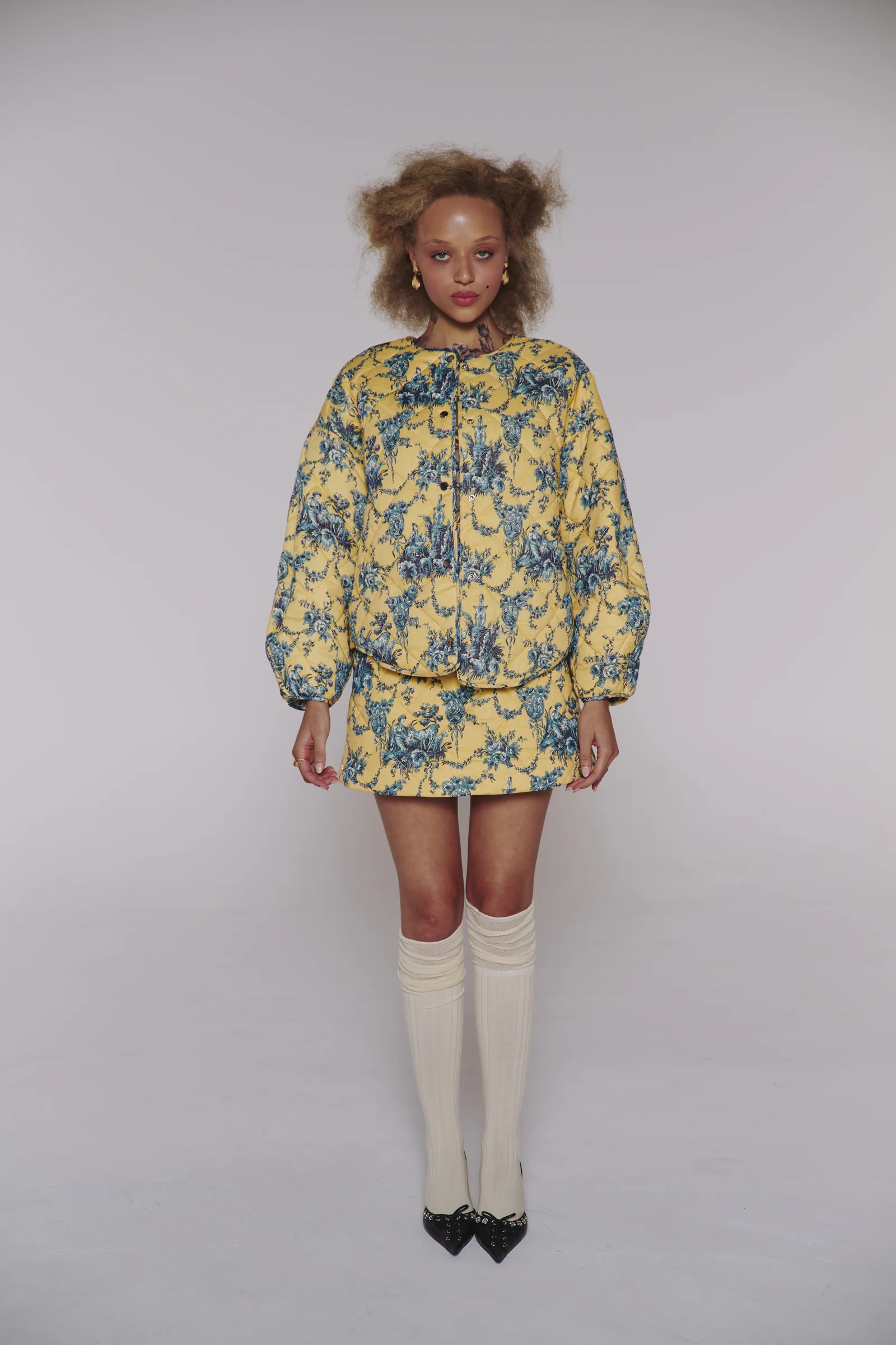 The Lumière Quilted Zipper Skirt - Image 7