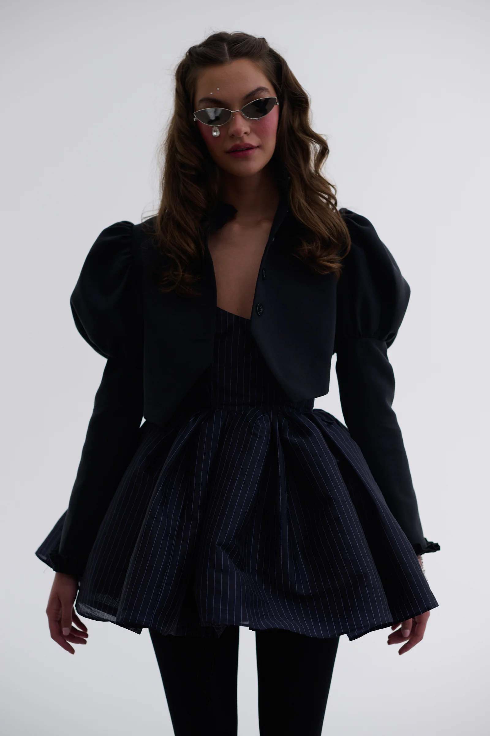The Pinstripe Veuve Dress - Image 8