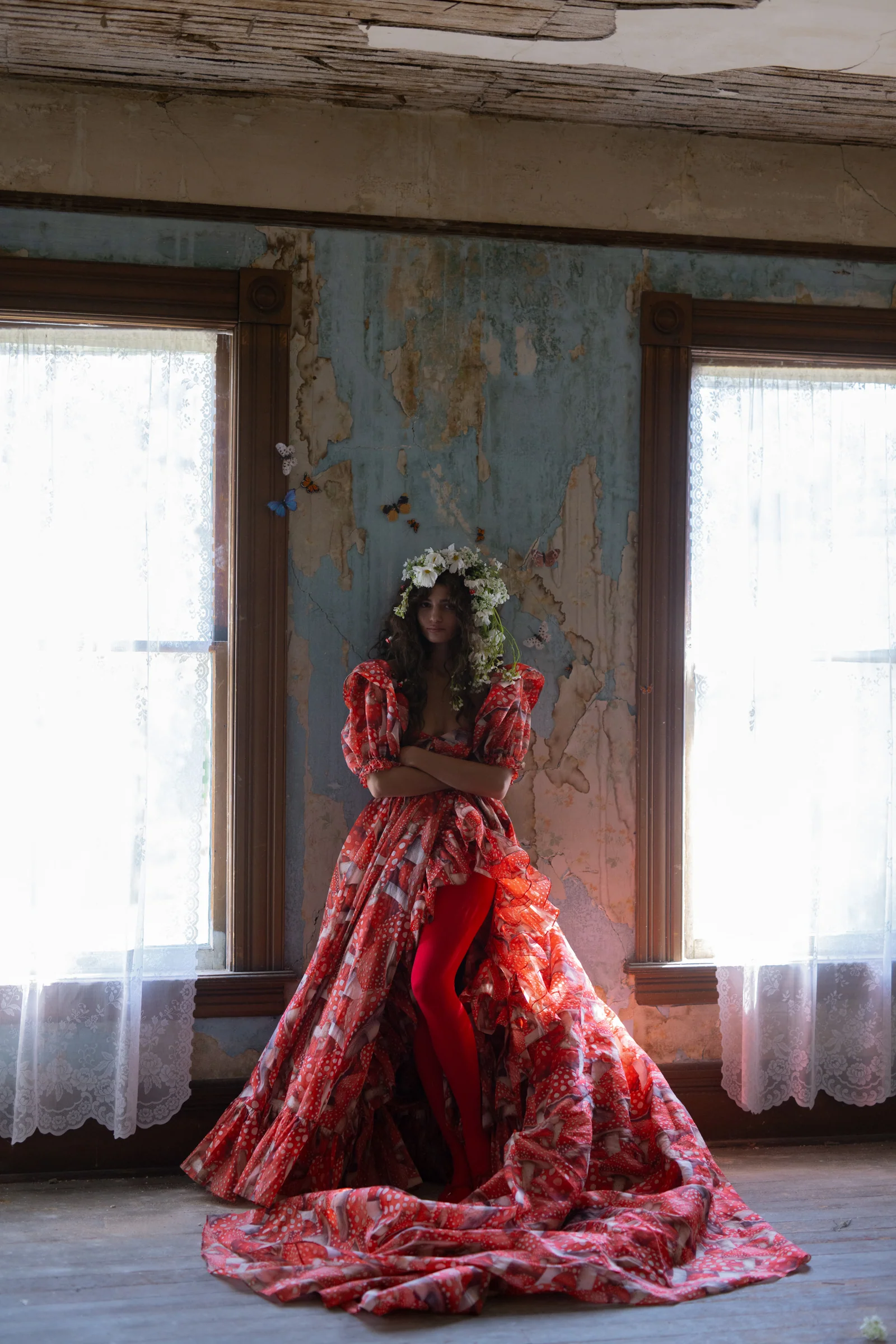 The Toadstool In Bloom Bridal Gown - Image 4